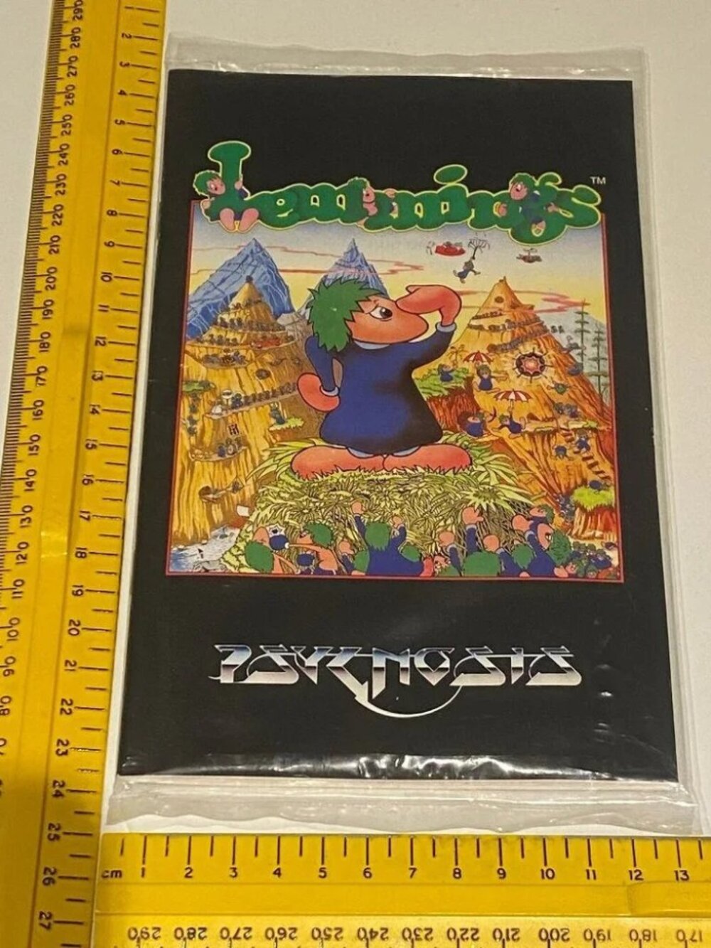 Lemmings w/ Manual 3.5" Floppy Disk IBM PC MS-DOS Game Psygnosis 1991 Original